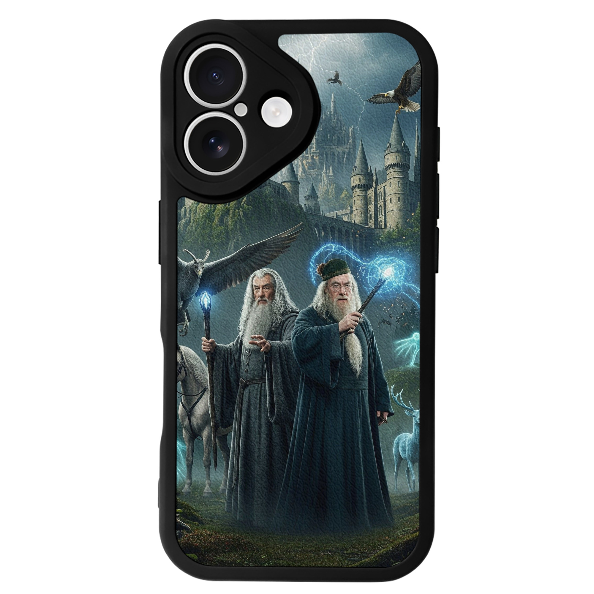 （画像用） Harry Potter ハリー・ポッターシリーズ 【iPhone 16シリーズ対応】シリコンスマホケース（レザー調） 材質：シリコン